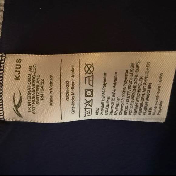 Kjus Girls Jacky Midlayer Jacket Size 164 (12-14) NEW WITH TAGS - Picture 4 of 8